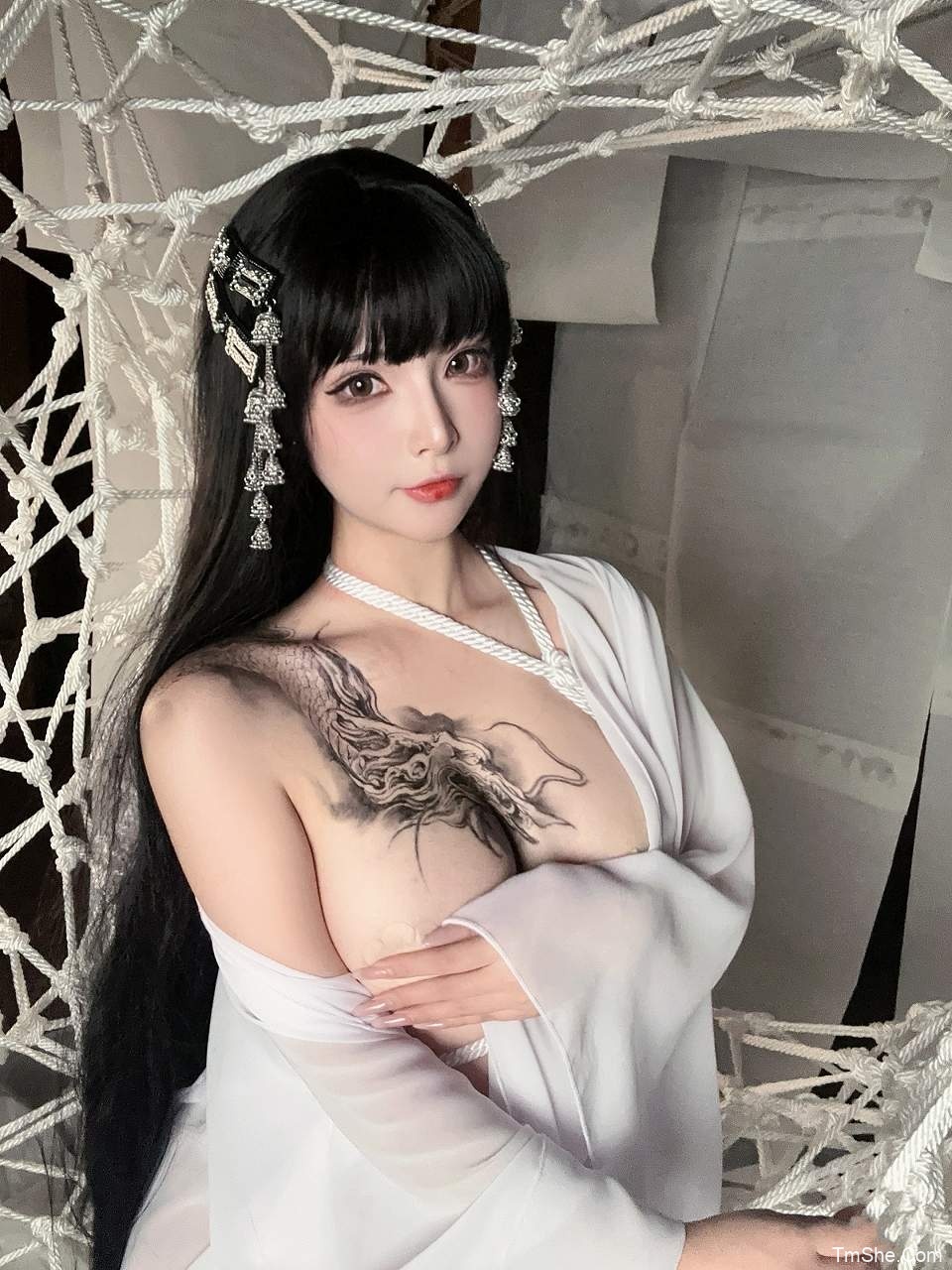 「yuuhui玉汇」SetA – 白龙吟(40P/81MB)-猫萌