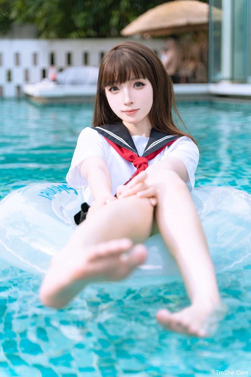 「祖木子」JK雇佣兵 + 泳池JK(35P/346MB)-猫萌